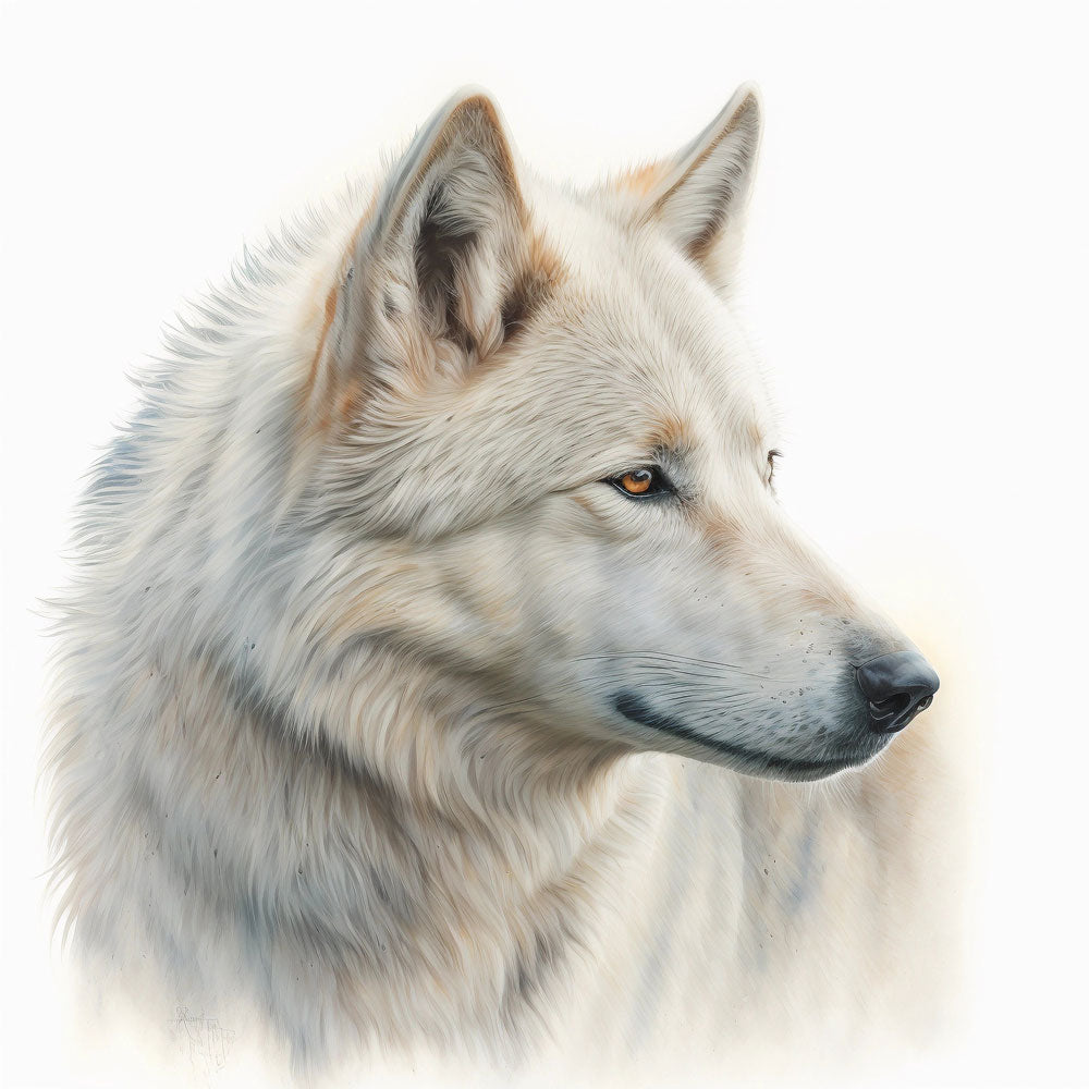 Frozen Guardians: Artic Wolf's Haunting Beauty
