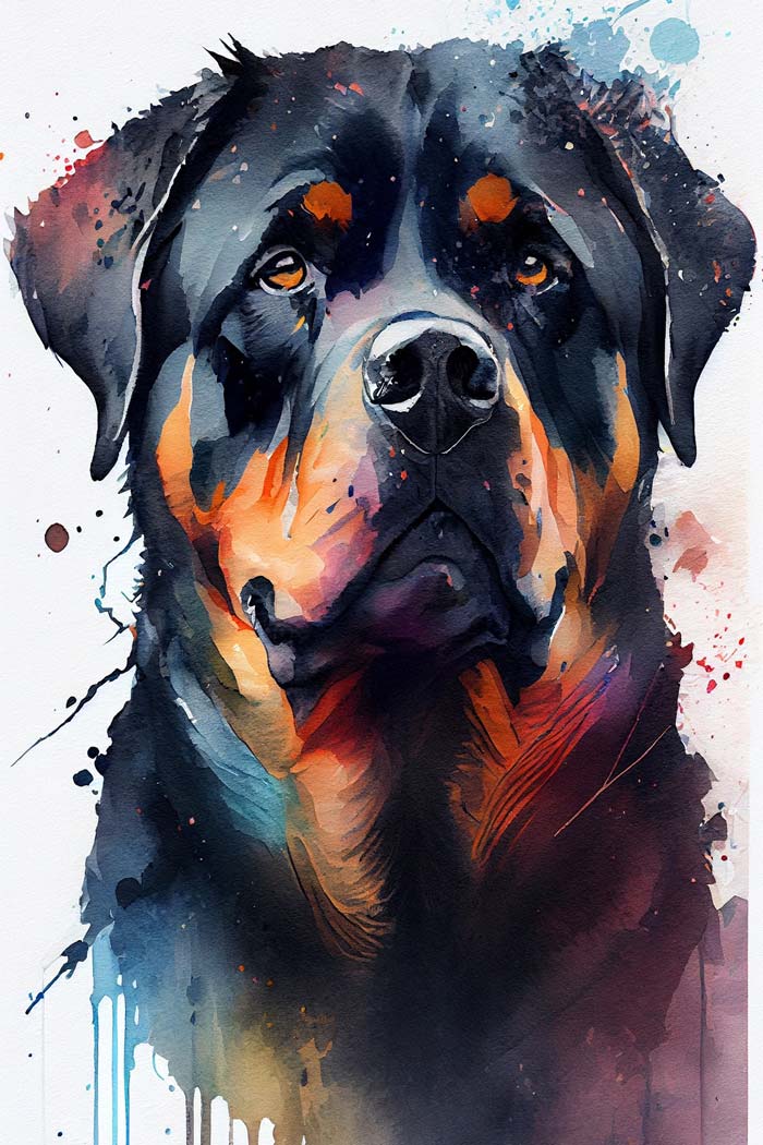 Water Color Dog