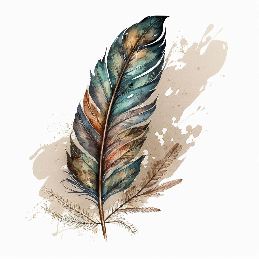 Ethereal Plume: Captivating Feather Art