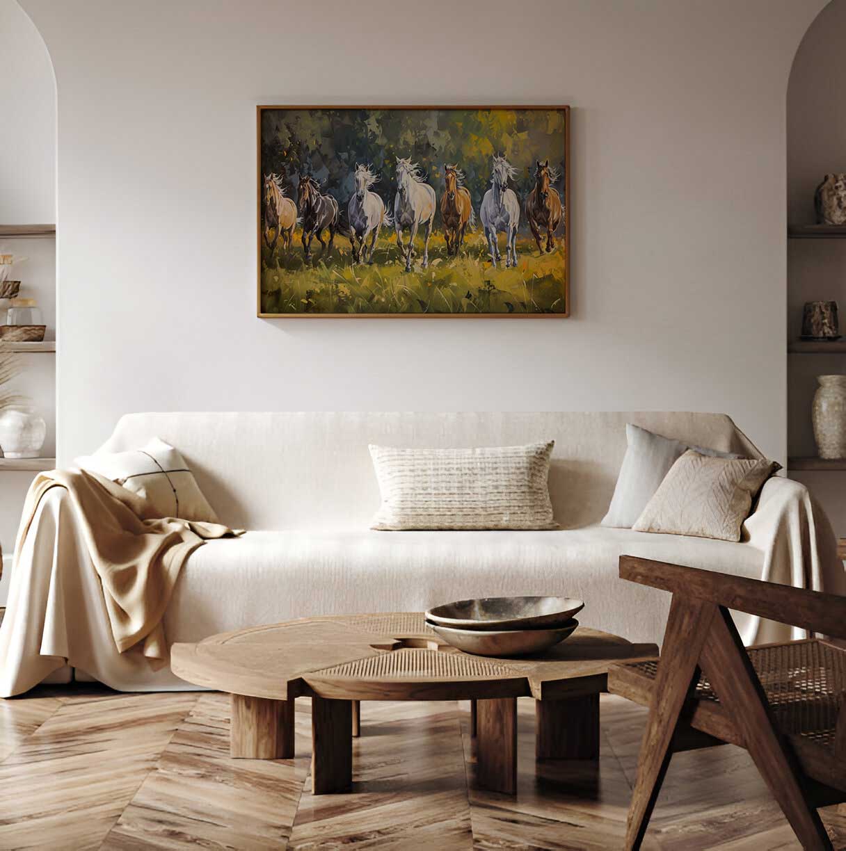 'Jyoti Sankalp' The Power Herd Vastu Wall Art