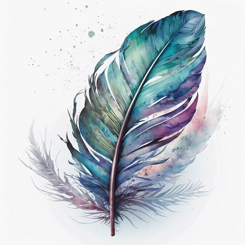 Ethereal Plume: Captivating Feather Art