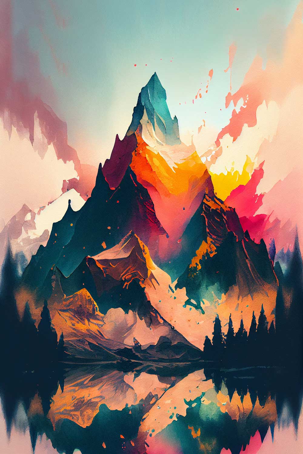 Enigmatic Elegance: Abstract Beauty Amongst the Trees