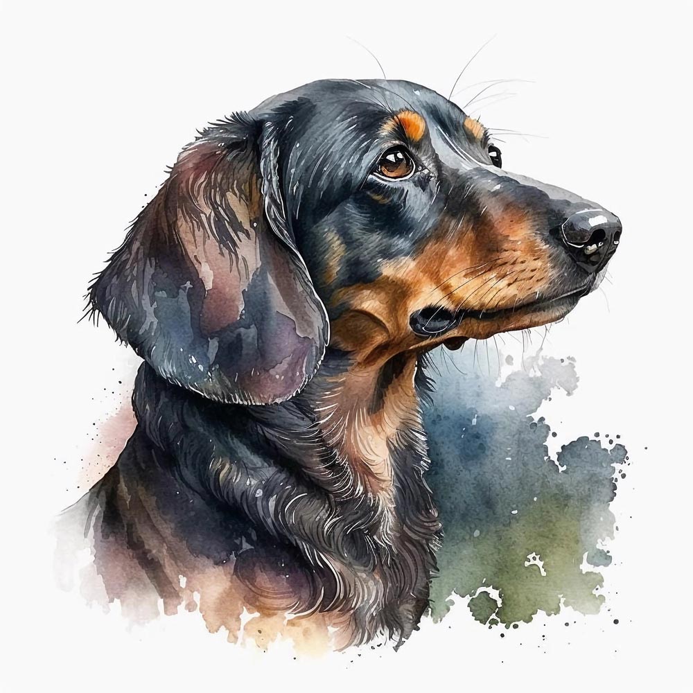 Water Color Dog