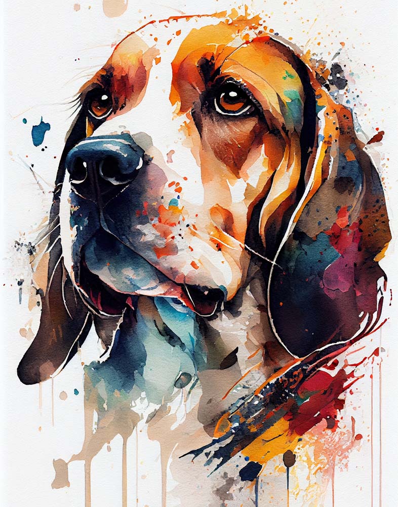 Beagle Dog Print