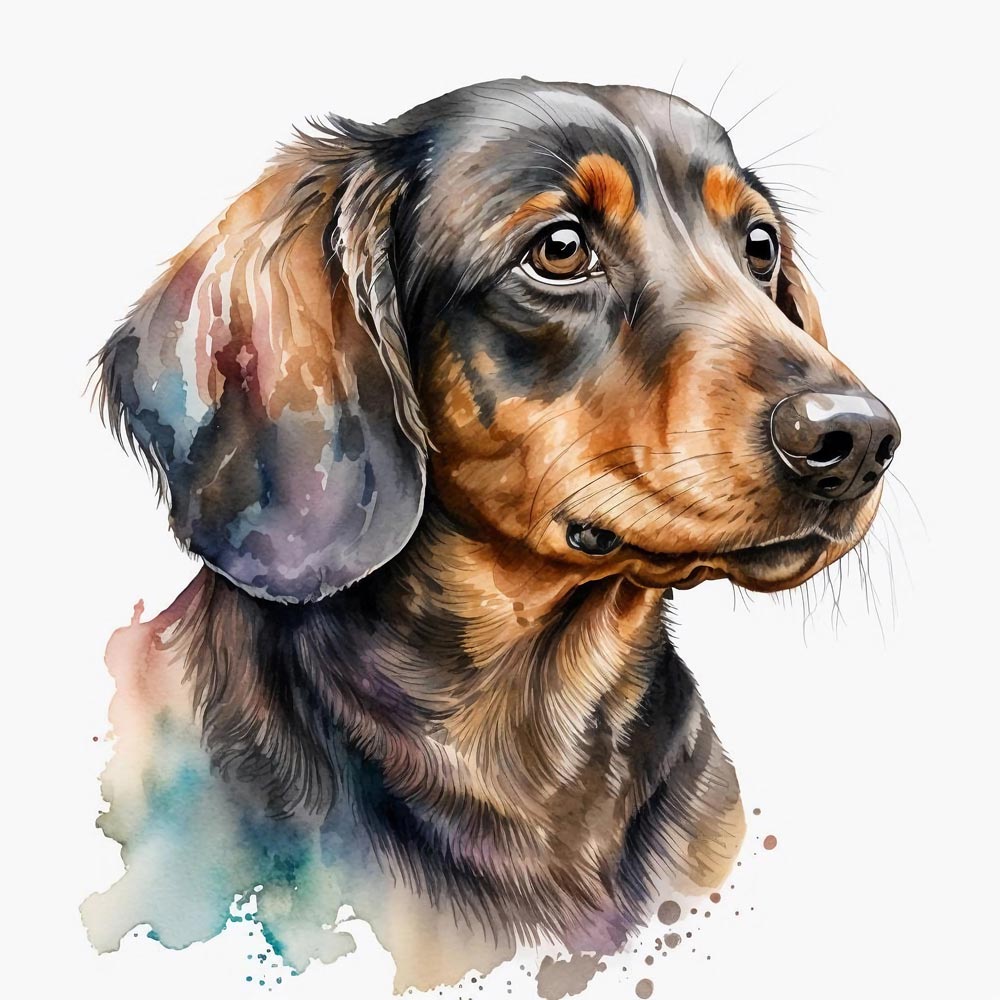 Water Color Dog
