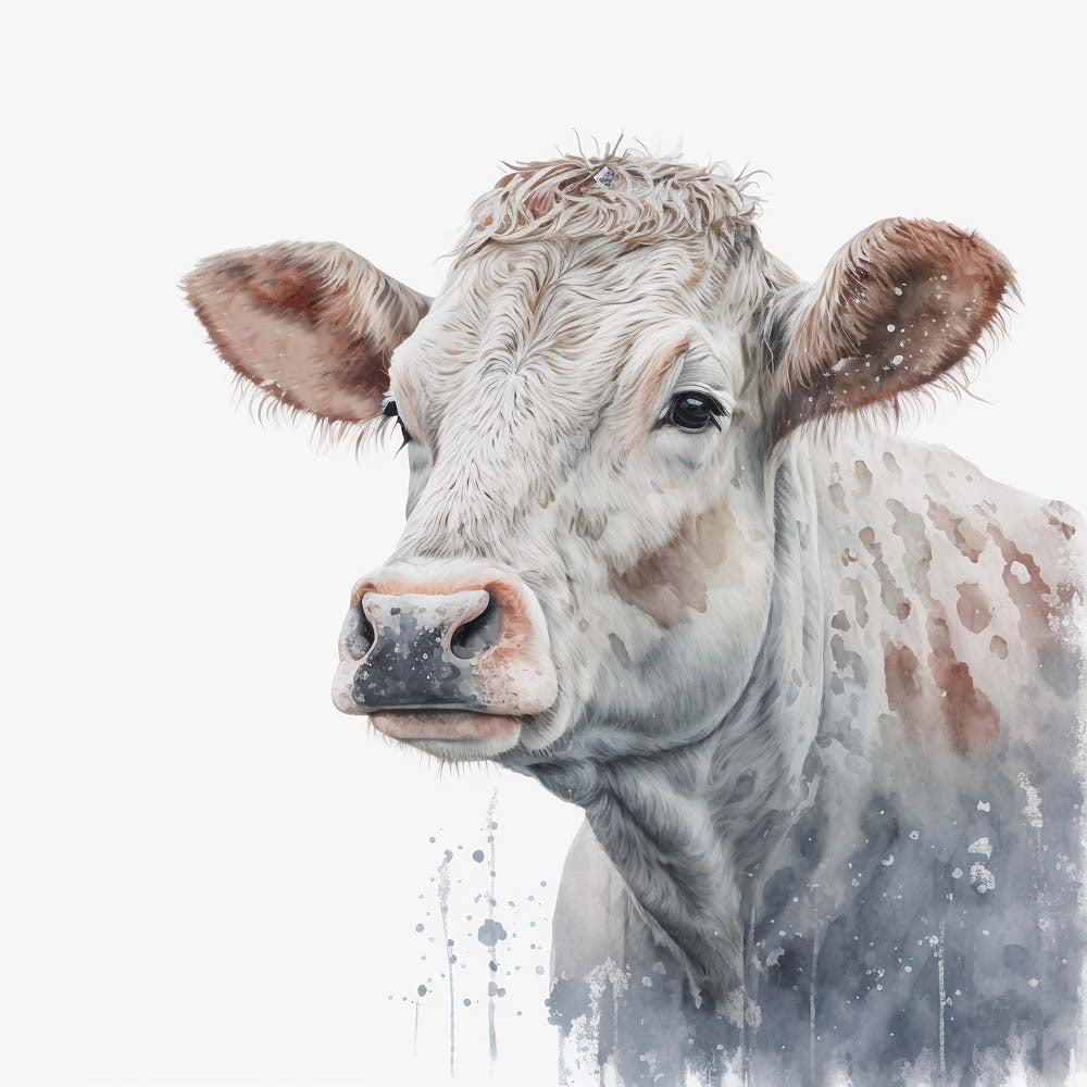 Cow Calf Print