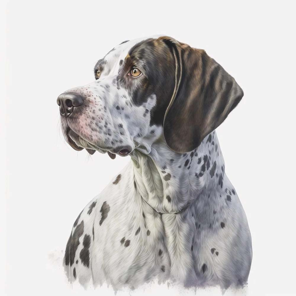 Short Haired Pointer Dog Print
