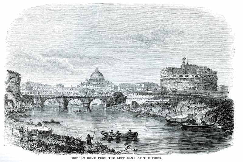 Rome, a view from Tiber - World Famous Architecture