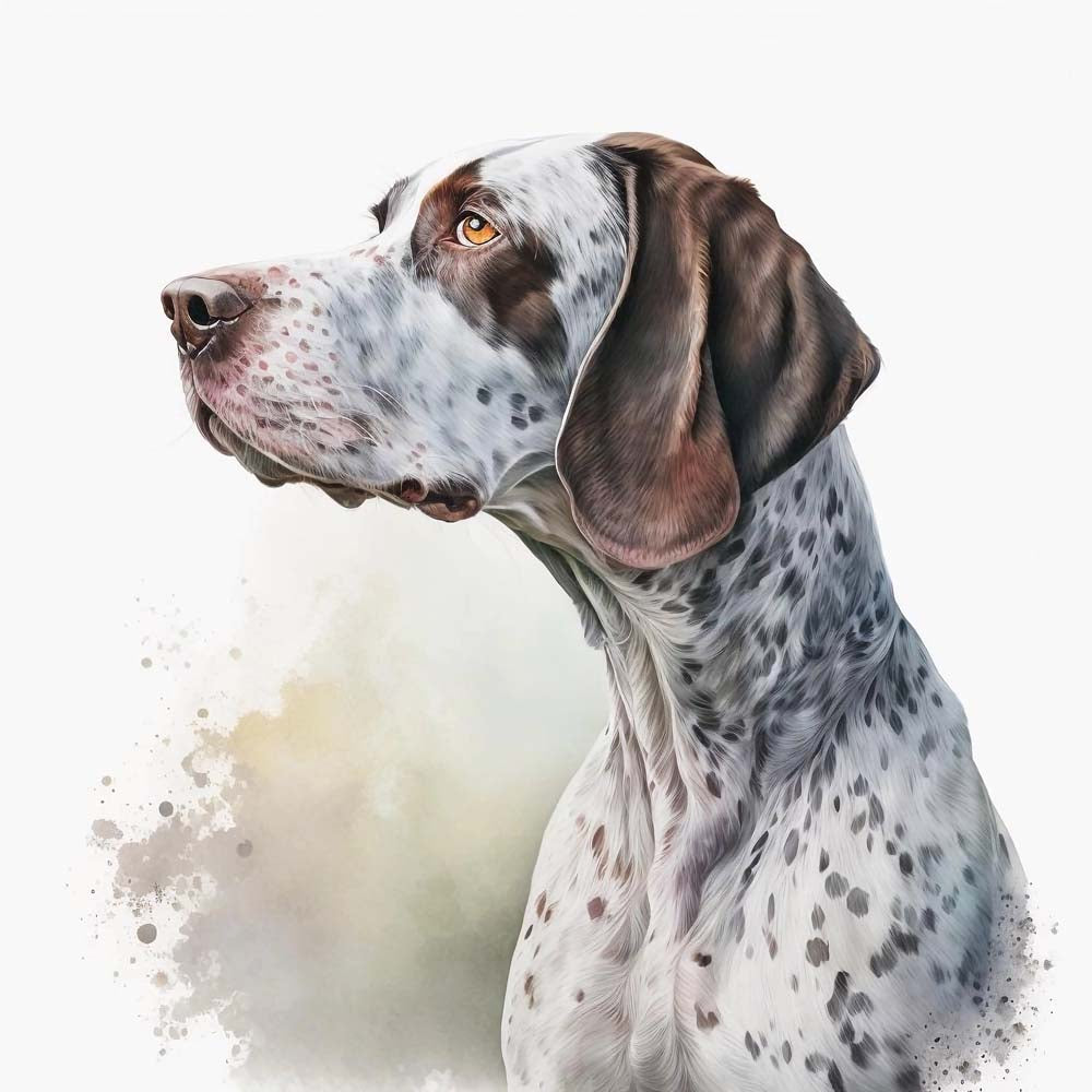 Short Haired Pointer Dog Print