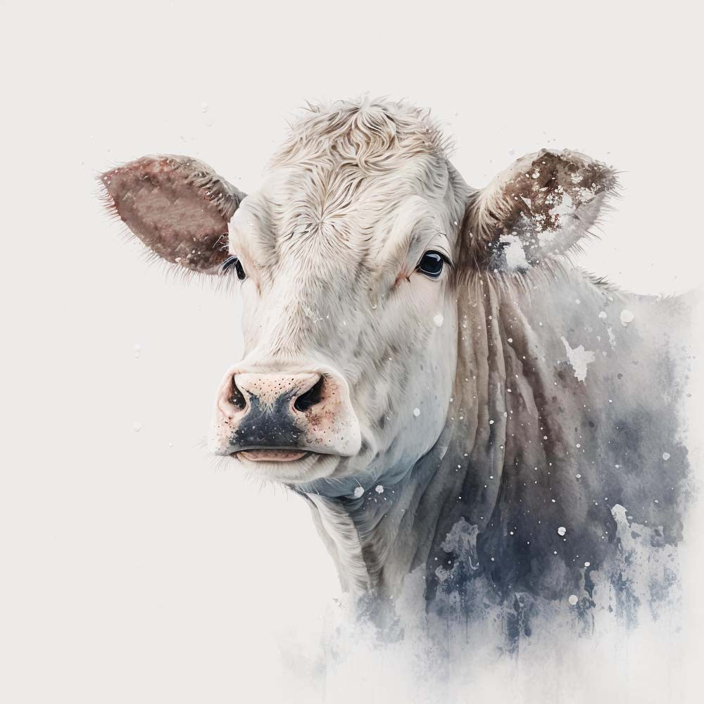 Cow Calf Print