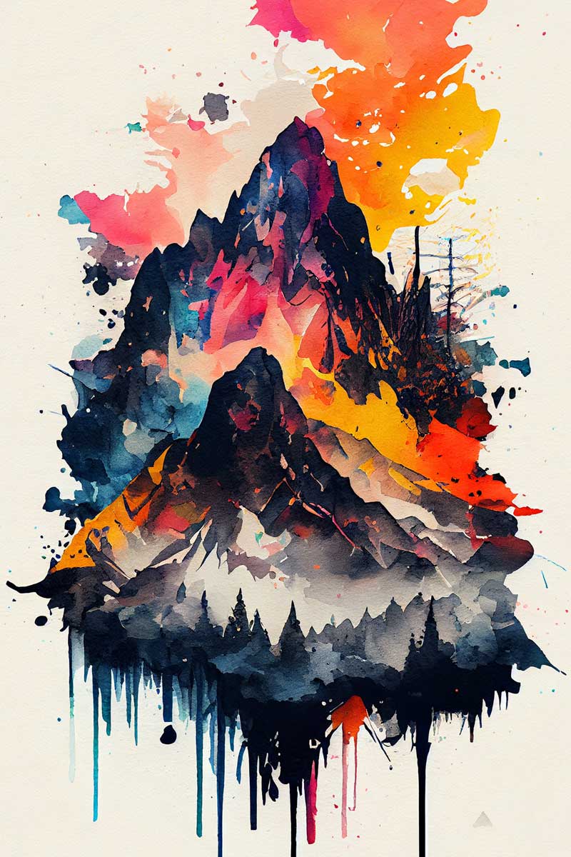 Enigmatic Elegance: Abstract Beauty Amongst the Trees