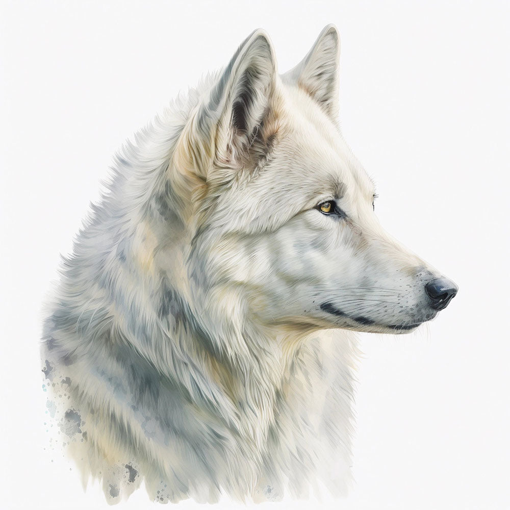 Frozen Guardians: Artic Wolf's Haunting Beauty
