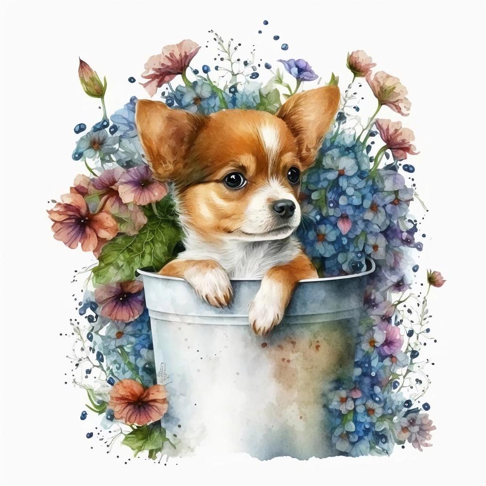 Whiskered Comfort: Beloved Pet Nestled in a Bucket