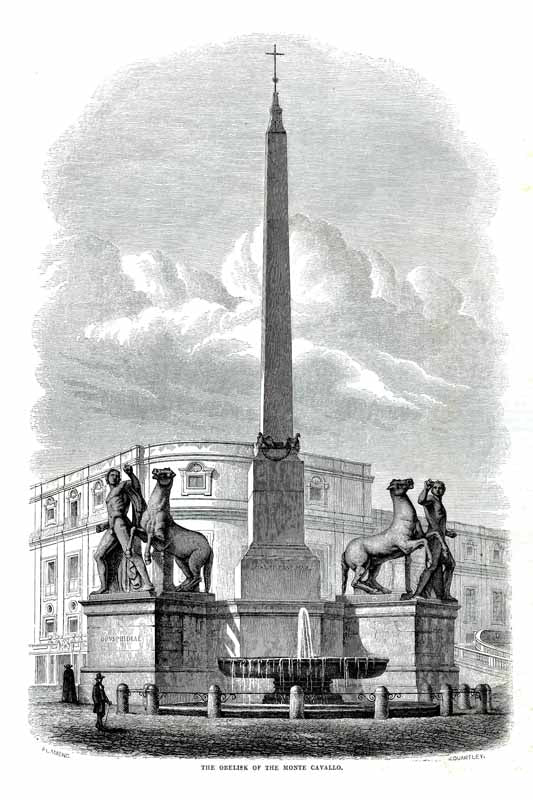 The Obelisk of Monte Cavallo, Rome - World Famous Architecture