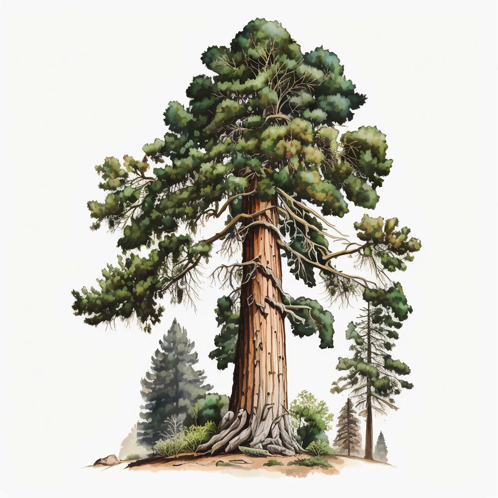 Giant Sequoia Tree Print