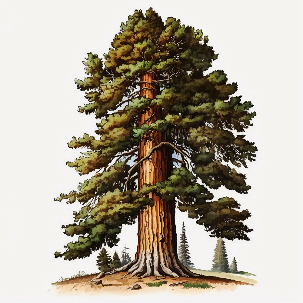 Giant Sequoia Tree Print