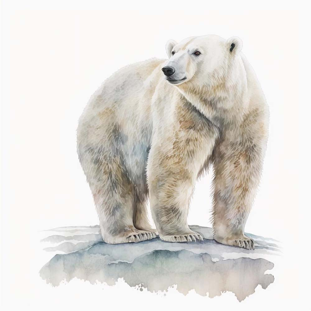 Grizzly Bear Print