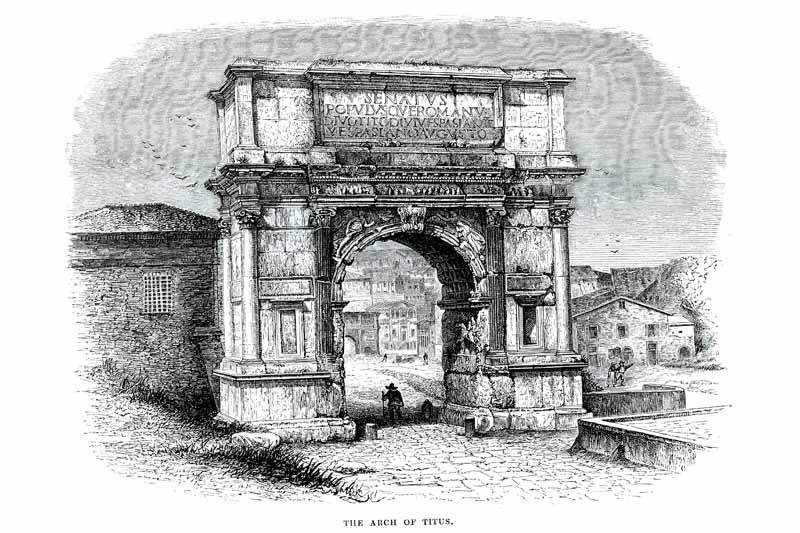 The Arch of Titus, Rome - World Famous Architecture