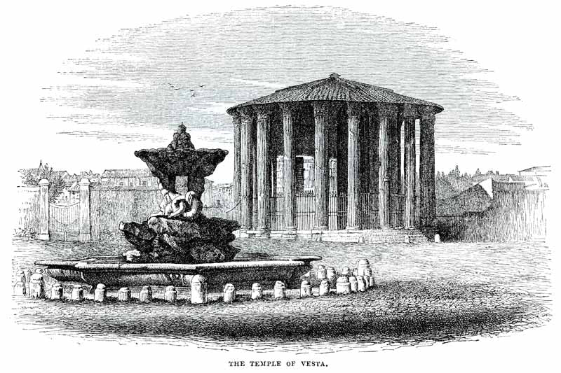 The Temple of Vesta, Rome - World Famous Architecture