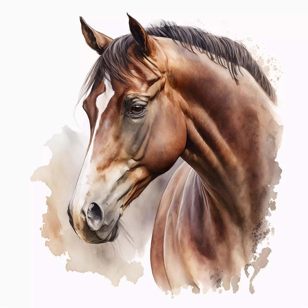 A Horse with Interrupted Stripe