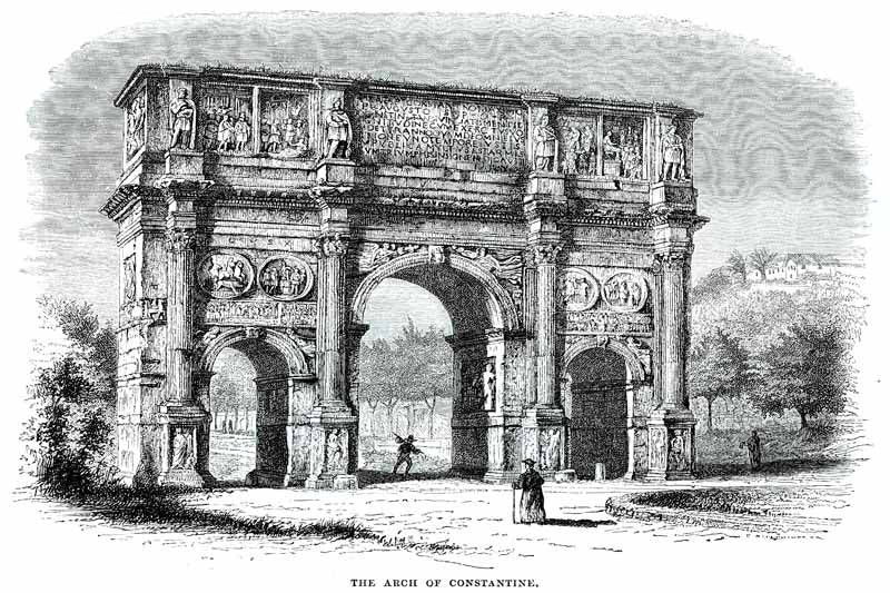 The Arch of Constantine, Rome - World Famous Architecture