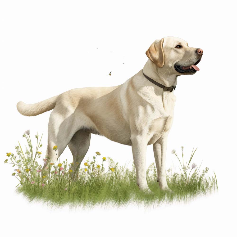 Loyal Guardians in Watercolor: Celebrating Labrador Retrievers