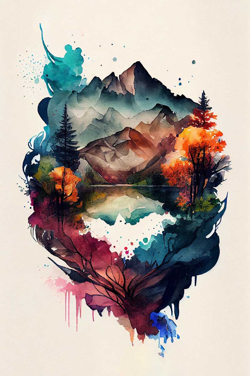 Enigmatic Elegance: Abstract Beauty Amongst the Trees