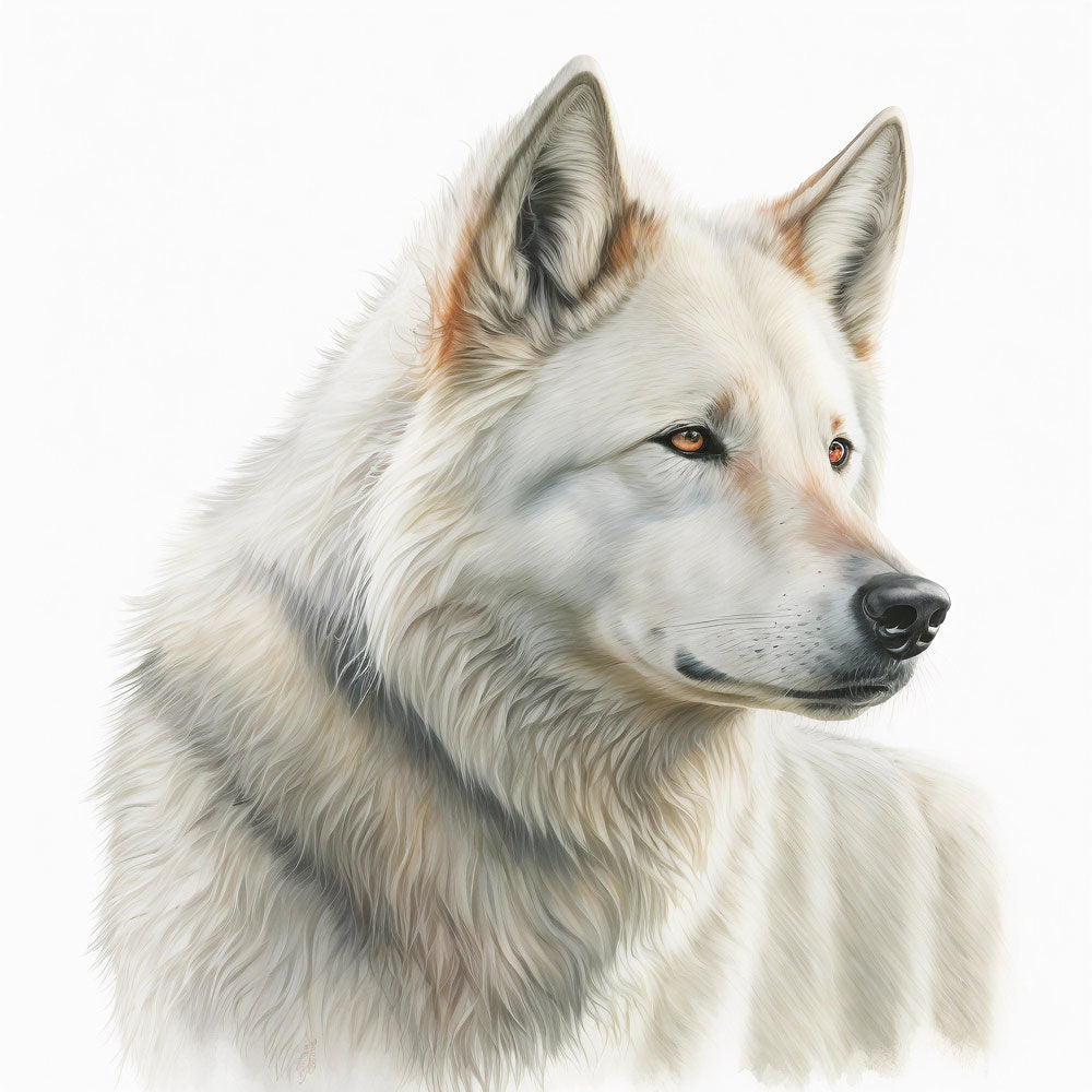 Frozen Guardians: Artic Wolf's Haunting Beauty