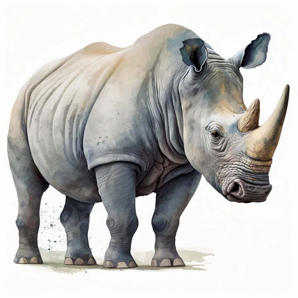 Rhinoceros Print