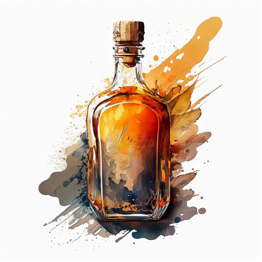 Savor the Moment: Whisky Bottle Art