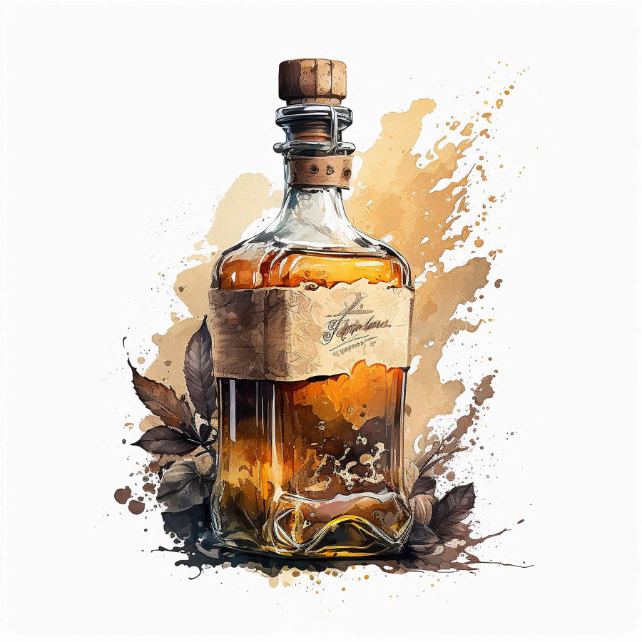 Savor the Moment: Whisky Bottle Art