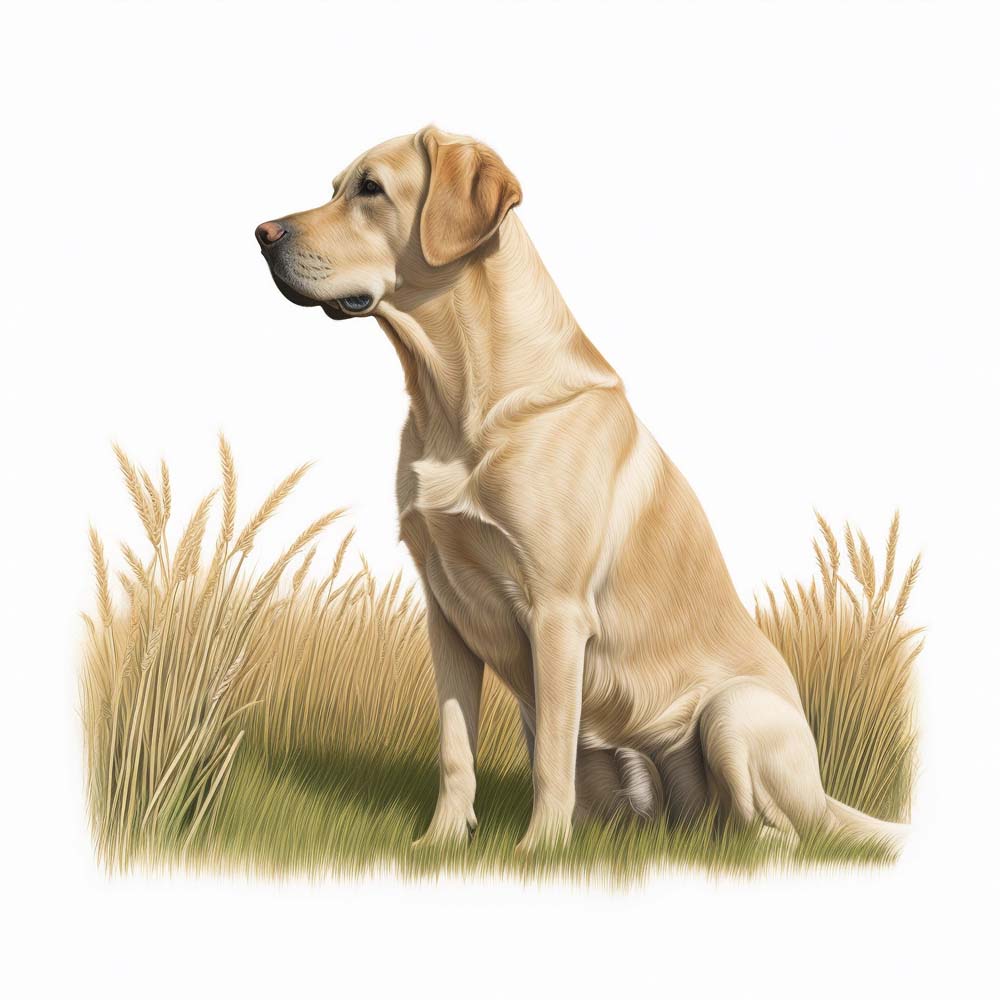 Loyal Guardians in Watercolor: Celebrating Labrador Retrievers