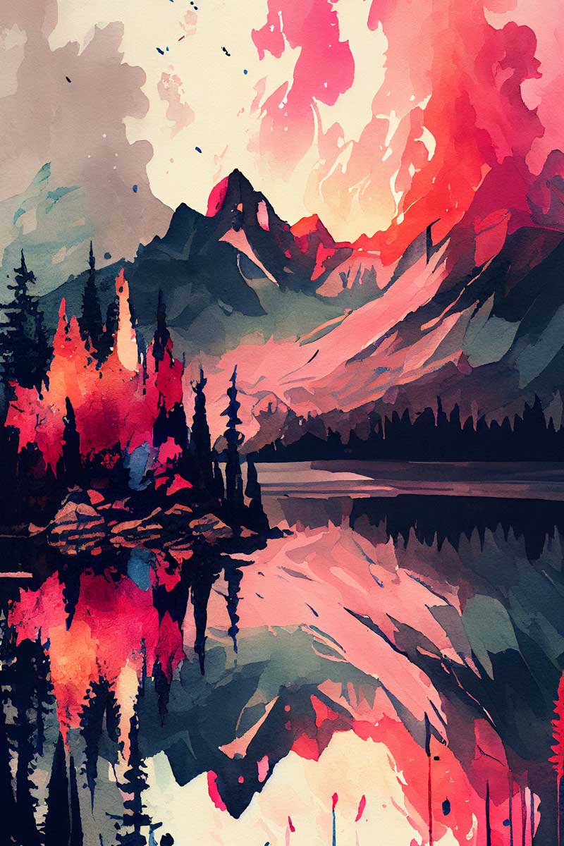 Enigmatic Elegance: Abstract Beauty Amongst the Trees