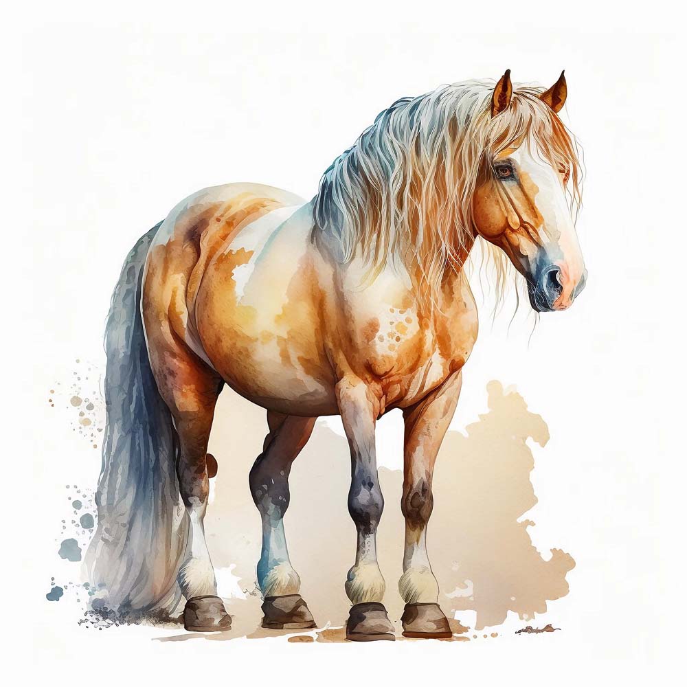 Mustang Horse Print