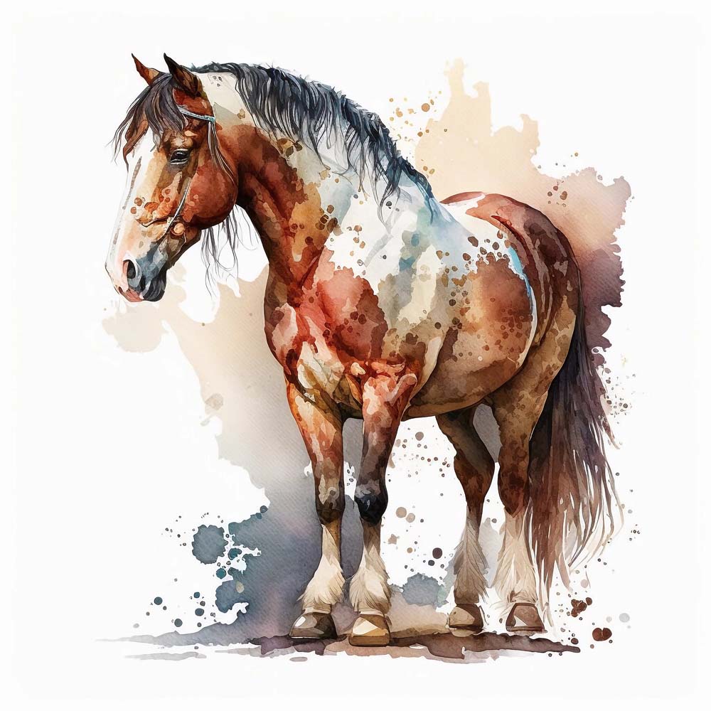 Mustang Horse Print