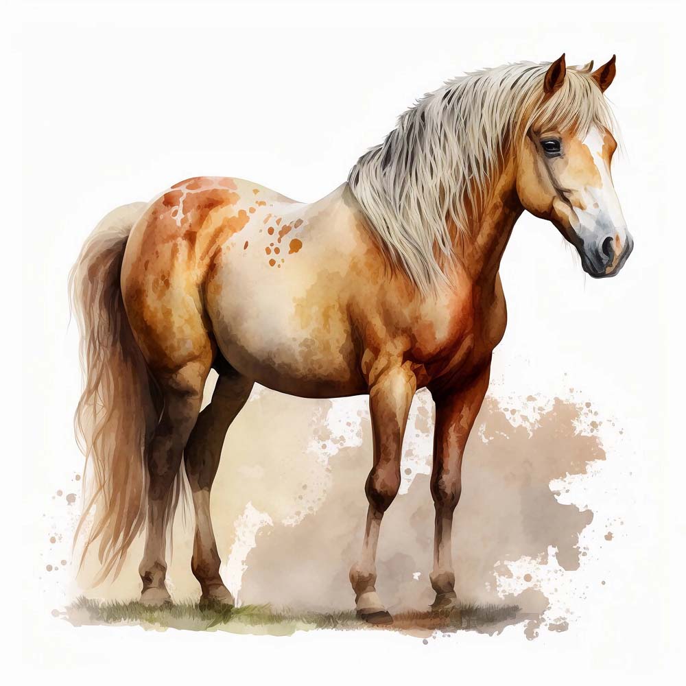 Mustang Horse Print