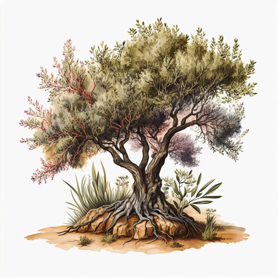 Olive Tree Print