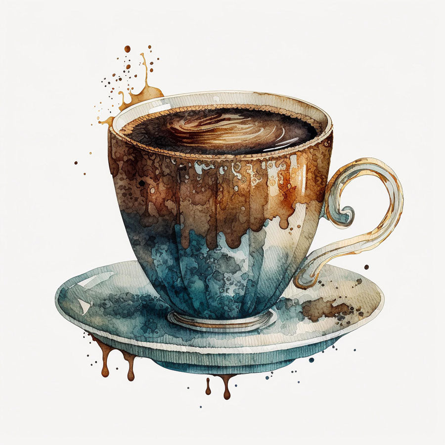 Sip of Solitude : Isolated Coffee Cup