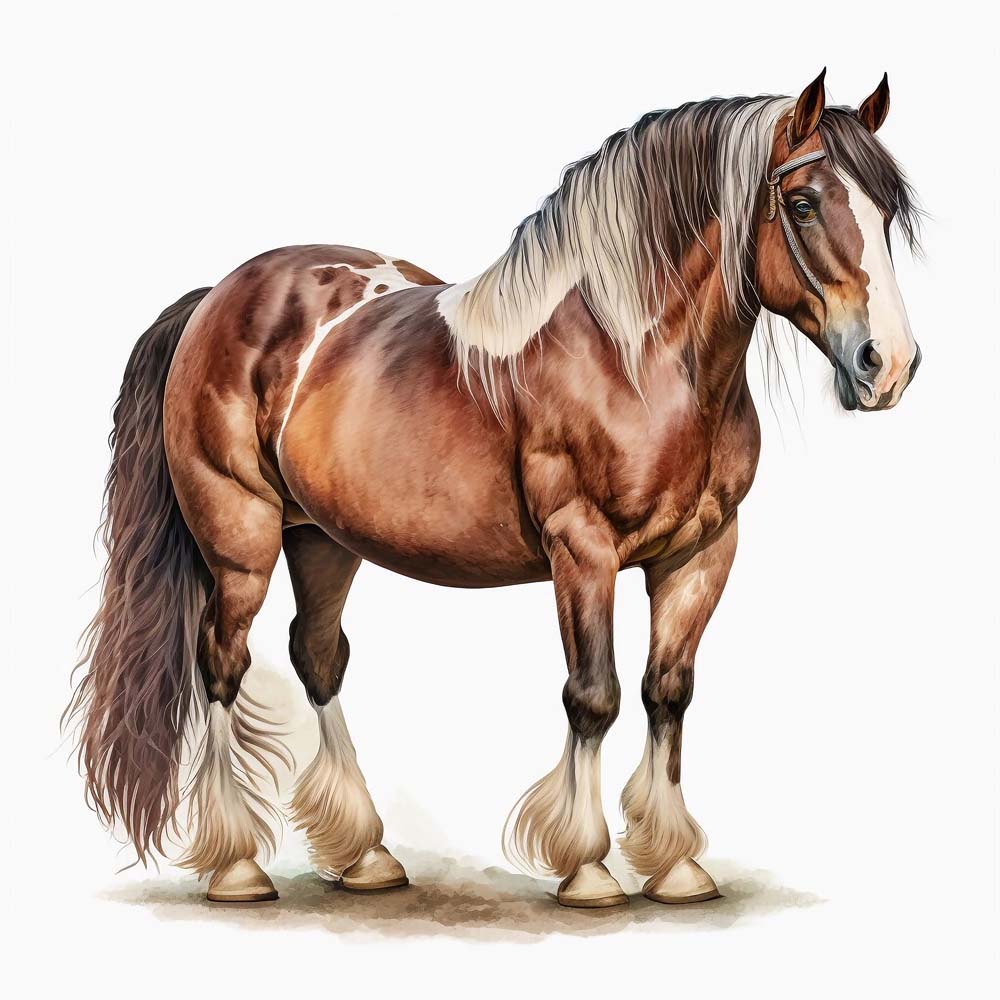 Mustang Horse Print