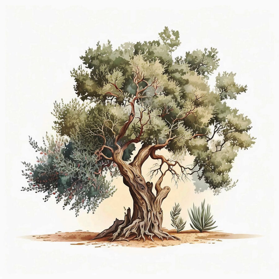 Olive Tree Print