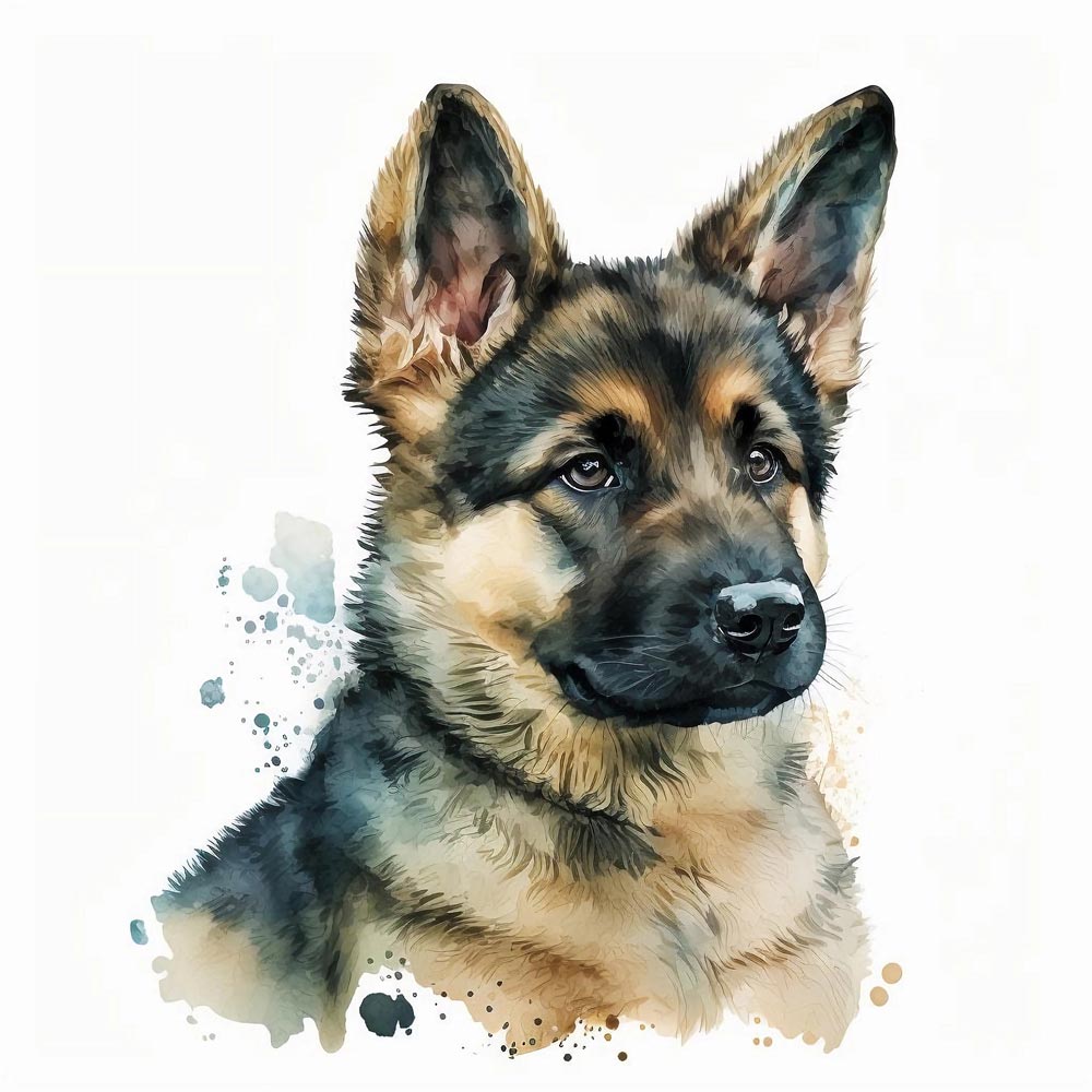 Water Color Dog