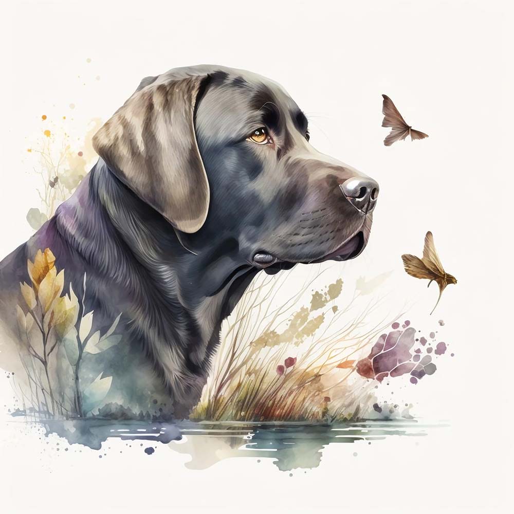 Labrador Retriever Dog Print