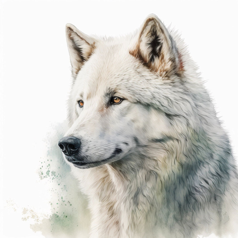 Frozen Guardians: Artic Wolf's Haunting Beauty