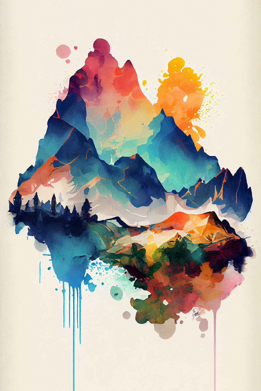 Enigmatic Elegance: Abstract Beauty Amongst the Trees