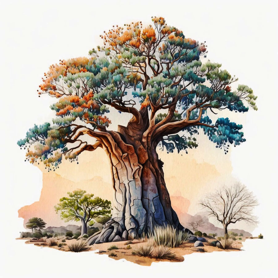 Baobab Tree Print