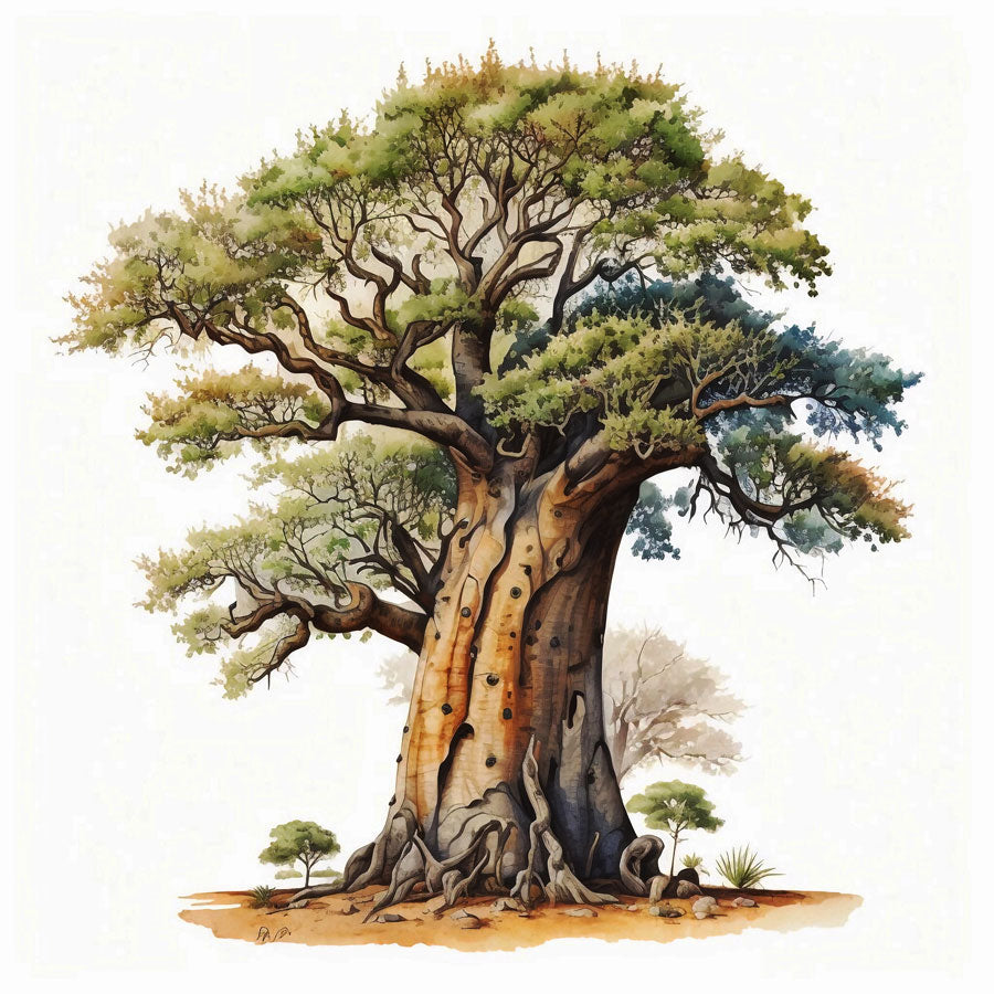 Baobab Tree Print