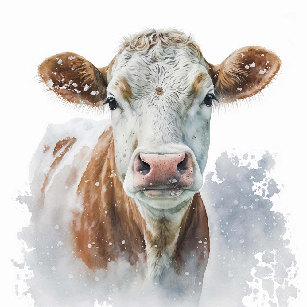 Bastian Cow Print