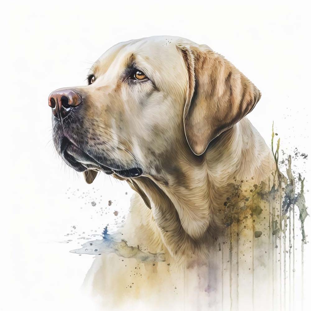 Labrador Retriever Dog Print