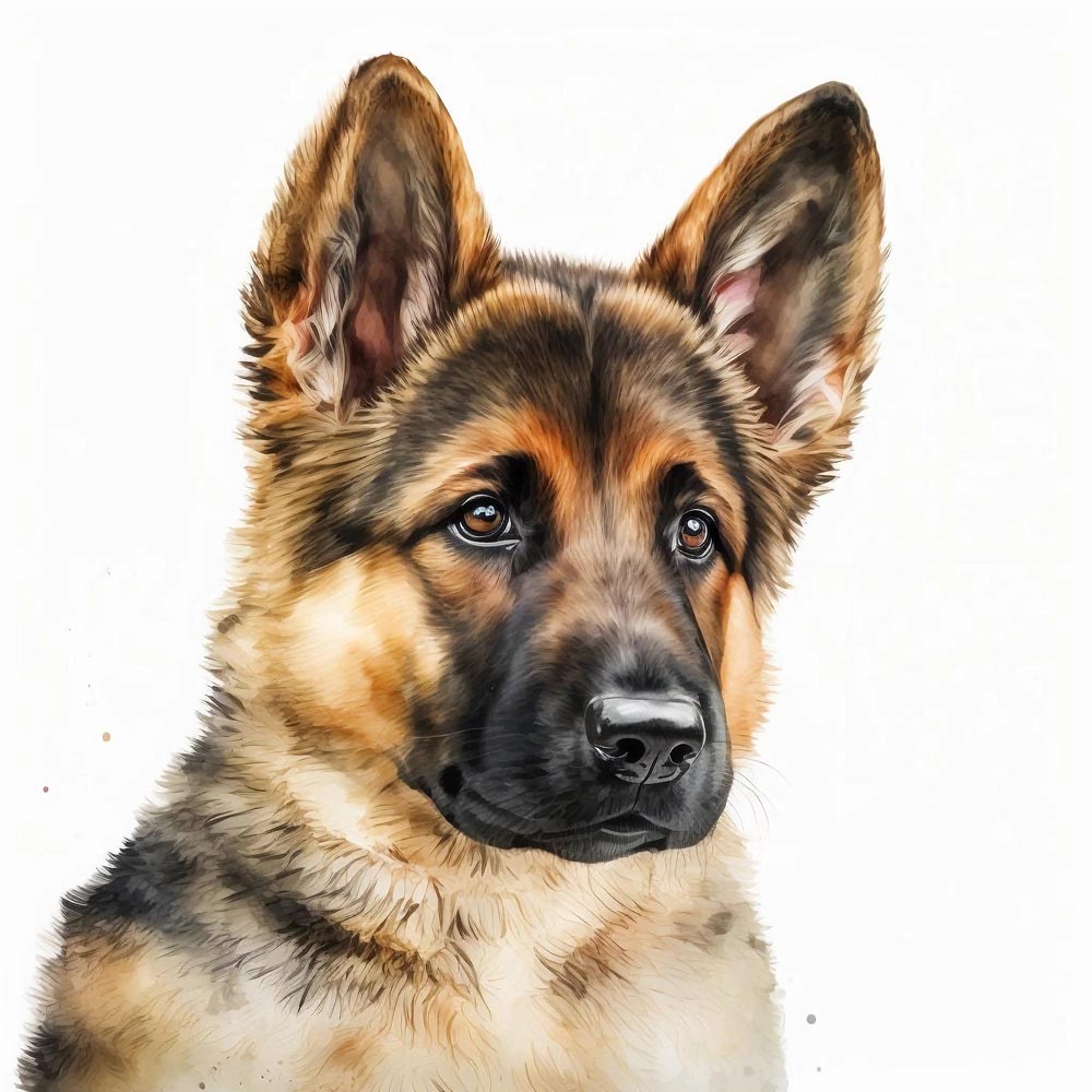 Water Color Dog