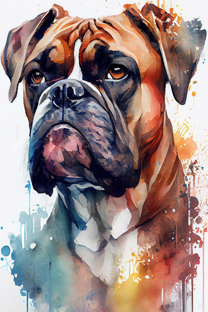 Water Color Dog